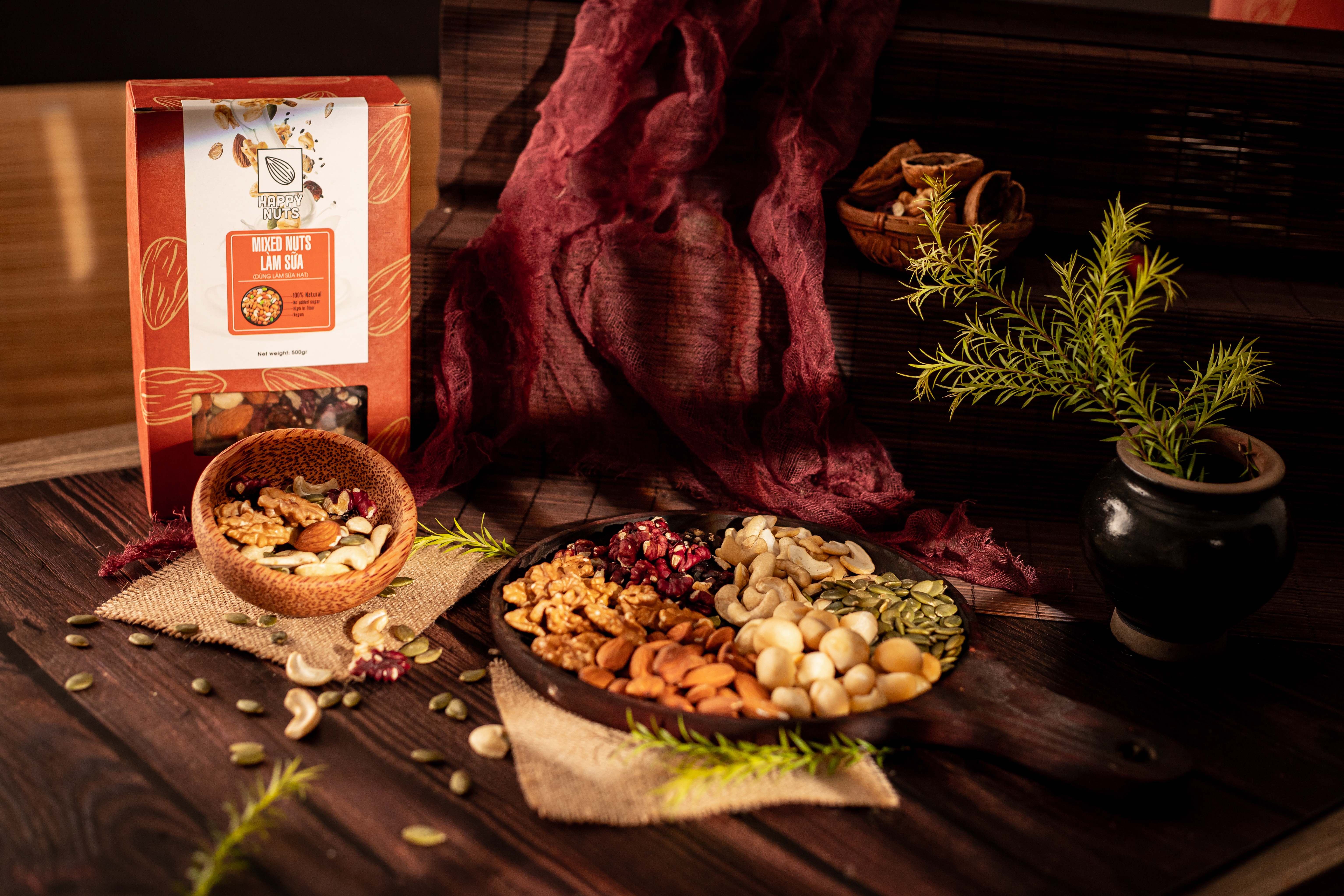 (Tặng 500g yến mạch) Hạt mix làm sữa 